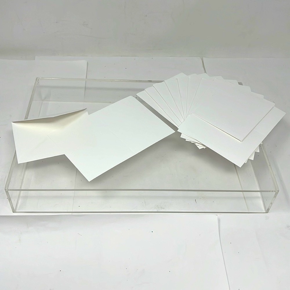 Lot of 10 Tiffany & Co Stationary Note Cards w Envelopes 3.5” x 2.5”